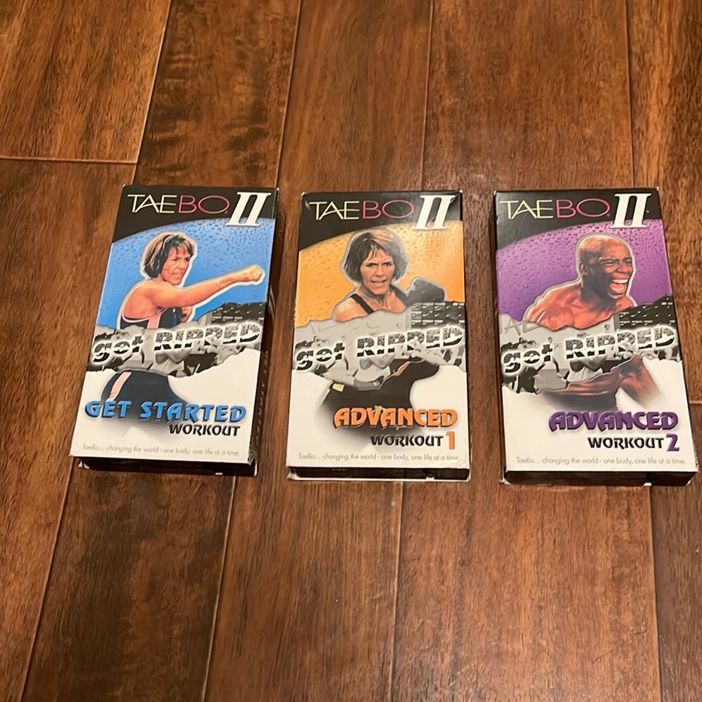 Billy Blanks Taebo II Get Ripped - 3 VHS